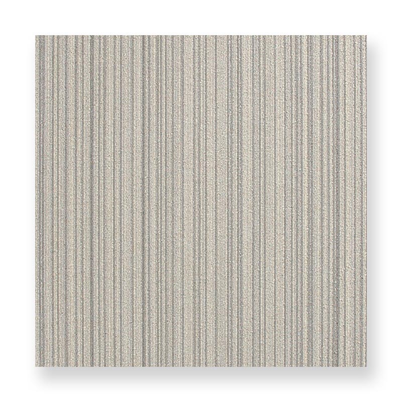 タイルカーペット 500mm角 ストライプ柄 ライトグレー系 耐久性抜群の