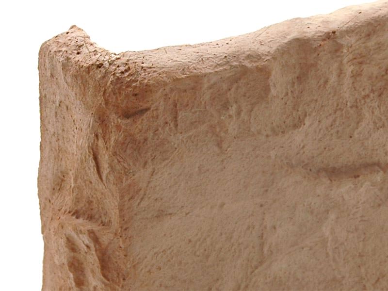 セメント系人造石 石積み風 役物 レッドベージュ系 53218KTN | タイル