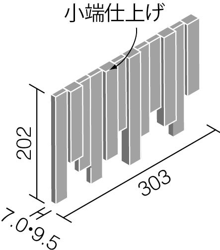 リクシル(INAX) 役物タイル エコカラットプラス 陶連子(とうれんじ) 25