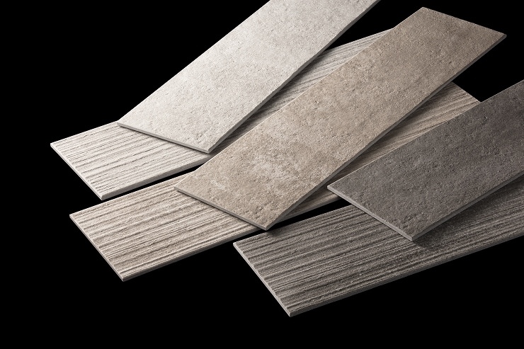 リクシル(INAX) 内装タイル エコカラットプラス ラフセメント 606×151