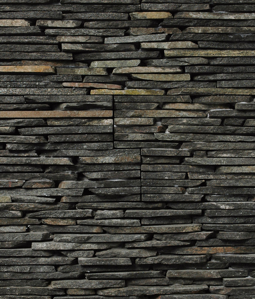 壁用石材パネル ブラック フラットタイプ _限定品 55141TNS | タイル