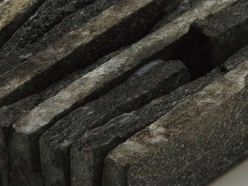 壁用石材パネル ブラック フラットタイプ _限定品 55141TNS | タイル