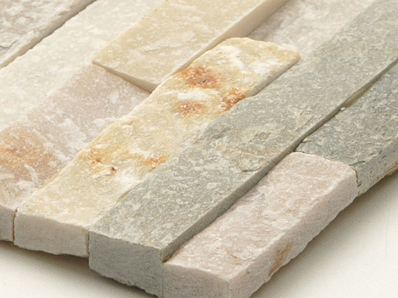 最終処分セール】 壁用石材パネル 天然石ボーダー フラットタイプ