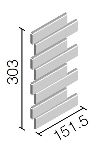 LIXIL　HAL-C/GRA-V3 岩肌面　ケース販売 出隅用平ネット張り(岩肌面)（馬踏目地） セラヴィオグラン A (岩肌面) ⇒▽ LIXIL HAL-C⁄GRA-V3 岩肌面 ケース販売 出隅用平ネット張り(岩肌