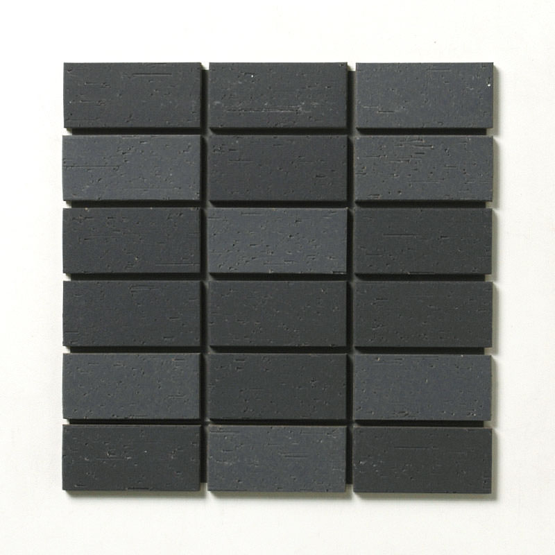 外装モザイクタイル 50mm二丁平(45二丁平) ラフ面状 表面紙貼り ブルー