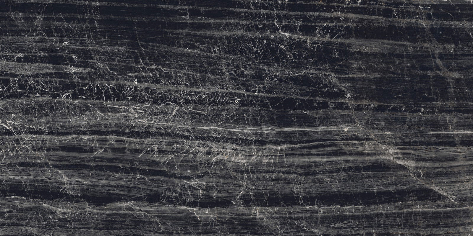 床&壁タイル セラミックマーブル 600x1200角 色:マーブルブラック