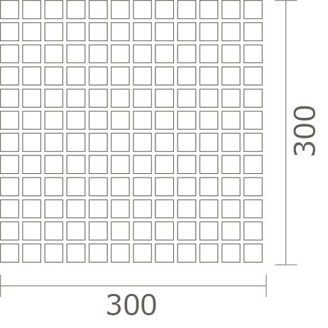 モザイクタイル オーシャンブルーシリーズ 22角平 色:OC-4(￥1000