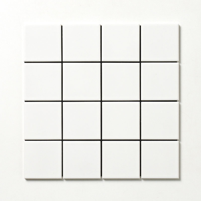 内装タイル 75角平 表面紙貼り ホワイト系 65687RUS | タイルライフ