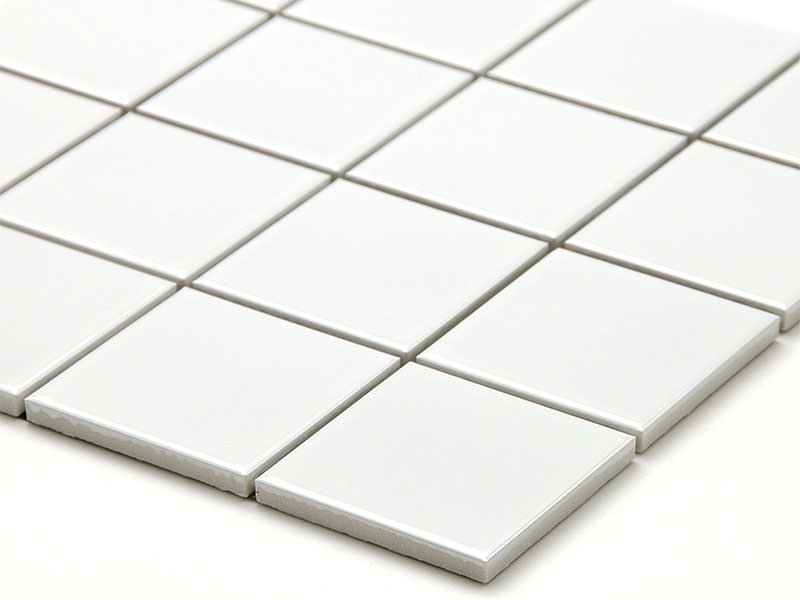 内装タイル 75角平 表面紙貼り ホワイト系 65687RUS | タイルライフ