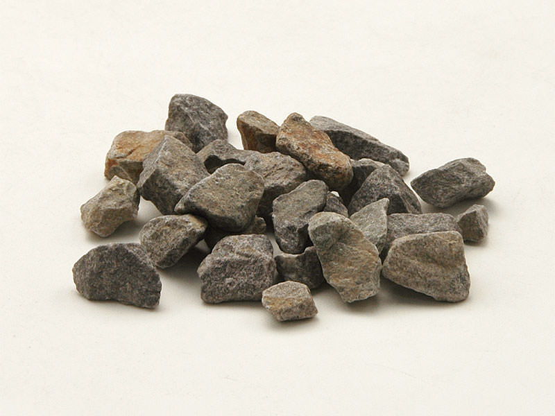 ガーデニング石材 ダークグレー砂利 約15〜30mm 20kg袋 65733MCN