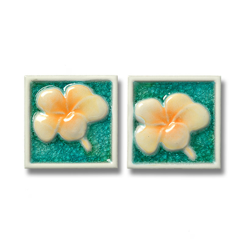 内装タイル アロハ 100角アクセント 花 76968HMS | タイルライフ