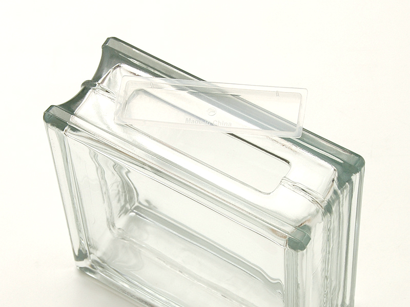 透明ガラスブロック 貯金箱&インテリアケース 77022JNO | タイルライフ