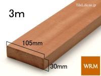 ���ޥ��󥸥�� 30 x 105 x 3000mm (�᡼����: WRM) (15333WRM)