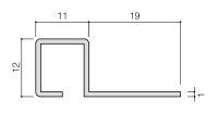 リクシル(INAX) 装飾見切り材 (壁用) 壁見切りC 10 シルバー(S) SM-2700C/S-10 (21867TMN)