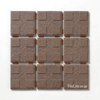 御影石調床タイル 100角平スロープ グレーブラウン系 (26342RCA)