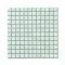 モザイクタイル 23角平 表面紙貼り 施釉 ライトブルー系 (￥500/シート以下) (26816CWS)