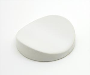 壁タイル ムーン 円形状 白釉