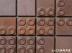 外壁タイル:壁面装飾タイル 125角デザインタイルB ダークブラウン系(32235ZNK)
