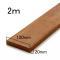 ���åɥǥå� �ĺ� ����� 20x120x2000mm (�᡼����:WRM) (44111WRM)