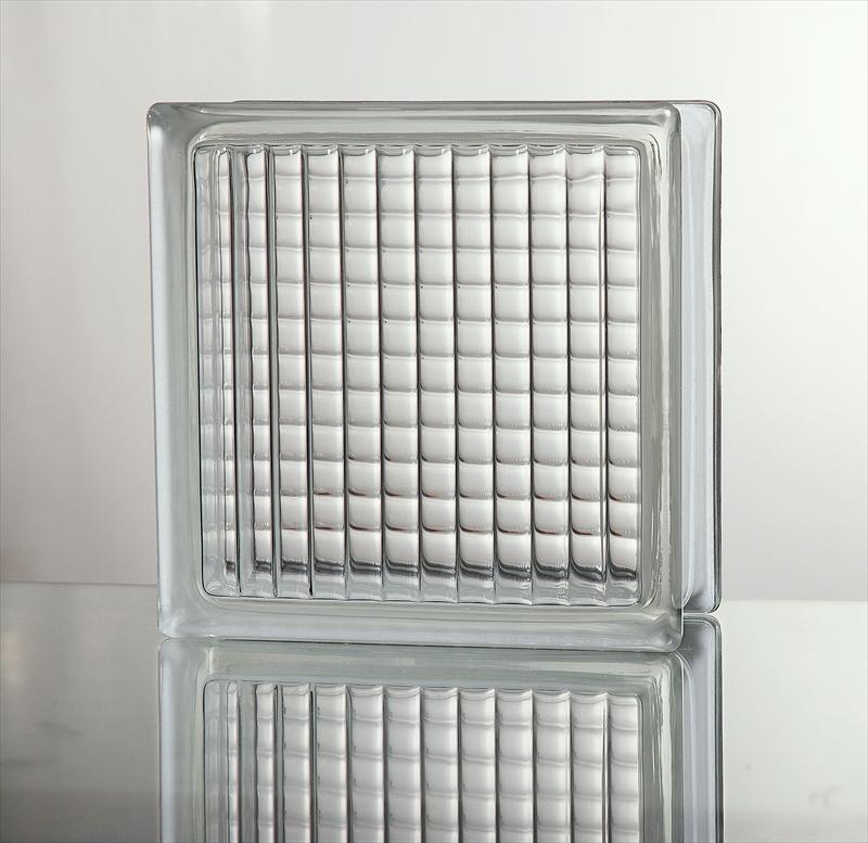 ガラスブロック シエナ色 15個セット商品（W190×H190×D80mm）