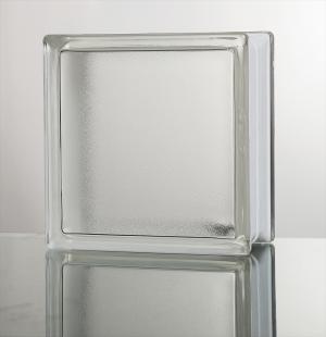 ガラスブロック クリアシリーズ 190mm角×80mm厚 Tangerine skin-A ケース販売