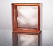 ガラスブロック クラウディシリーズ 190mm角×80mm厚 Pink (44329JNO)