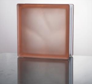 ガラスブロック ミスティクラウディシリーズ 190mm角×80mm厚 Pink ケース販売 限定品