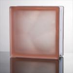 ガラスブロック ミスティクラウディシリーズ 190mm角×80mm厚 Pink ケース販売 限定品 (44336JNO)