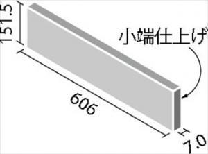 ꥯ(INAX)  åȥץ饹 G꡼ ƥޡ֥ 606x151̾üž夲(û) ECP-6151T/AMB1N(R)