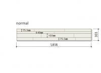 朝日ウッドテック ライブナチュラル nendo ストリーム (オーク N-45°) normalタイプ PDTANKJ05S (48606KTK)