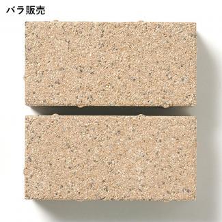 レンガ&ガーデニング:透水・保水ブロック 200×100角 ベージュ系 バラ販売(51182CCY)