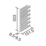 ꥯ(INAX) ʪ åȥץ饹 ɥNX 25151ѥͥåĥ() ECP-2515NB/LDN1(ۥ磻) (55329LIX)