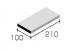 ブランドタイル:ニッタイ工業 床タイル レンガタイル 平(210×100)A RF-210(55500NTK)