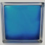 ガラスブロック ミスティ インカラーシリーズ(インテリア専用) 190mm角×80mm厚 ブルー 1個単位販売 (55565JNO)