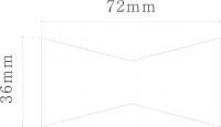 ɥ ܥ 36mm x 72mm :RBN-02 ڼʡ (64266RPS)