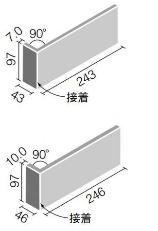 �֥��ɥ�����:�ꥯ����(INAX) ��ʪ������ ���ȡ��󥿥��ץ��쥯����� �ܡ�����L 90���(300��100mm)(����) �����饷�å����ȡ��󥿥��� HAL-310/90-14/STC-JR11(70402LIX)